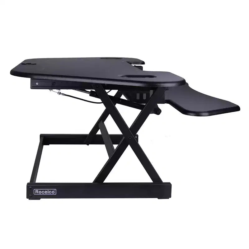 Rehausseur de bureau d'angle assis-debout réglable en hauteur - Rocelco