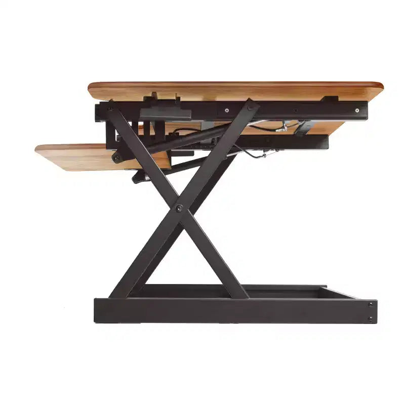 Rehausseur de bureau d'angle assis-debout réglable en hauteur - Rocelco