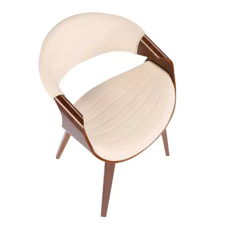 Chaise d'appoint de salle à manger moderne du milieu du siècle Symphony - LumiSource