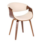 Chaise d'appoint de salle à manger moderne du milieu du siècle Symphony - LumiSource