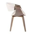 Chaise d'appoint de salle à manger moderne du milieu du siècle Symphony - LumiSource