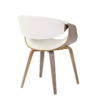 Chaise d'appoint de salle à manger moderne du milieu du siècle Symphony - LumiSource