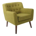 Chaise Mill Lane avec pieds couleur café - OSP Home Furnishings