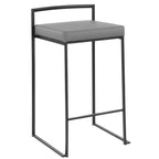 Lot de 2 tabourets de bar contemporains Fuji à hauteur de comptoir 26 po - LumiSource