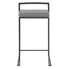 Lot de 2 tabourets de bar contemporains Fuji à hauteur de comptoir 26 po - LumiSource