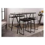 Lot de 2 tabourets de bar contemporains Fuji à hauteur de comptoir 26 po - LumiSource