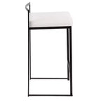 Lot de 2 tabourets de bar contemporains Fuji à hauteur de comptoir 26 po - LumiSource