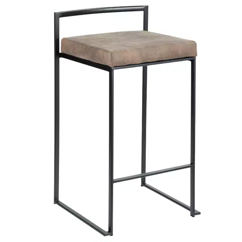 Lot de 2 tabourets de bar contemporains Fuji à hauteur de comptoir 26 po - LumiSource