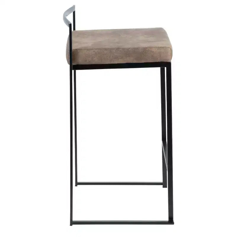 Lot de 2 tabourets de bar contemporains Fuji à hauteur de comptoir 26 po - LumiSource