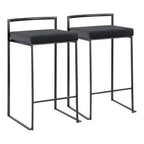 Lot de 2 tabourets de bar contemporains Fuji à hauteur de comptoir 26 po - LumiSource
