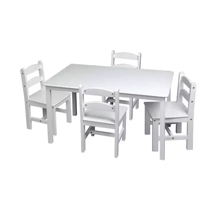 Ensemble Table Rectangulaire et Chaises pour Enfants 5 pièces - Gift Mark