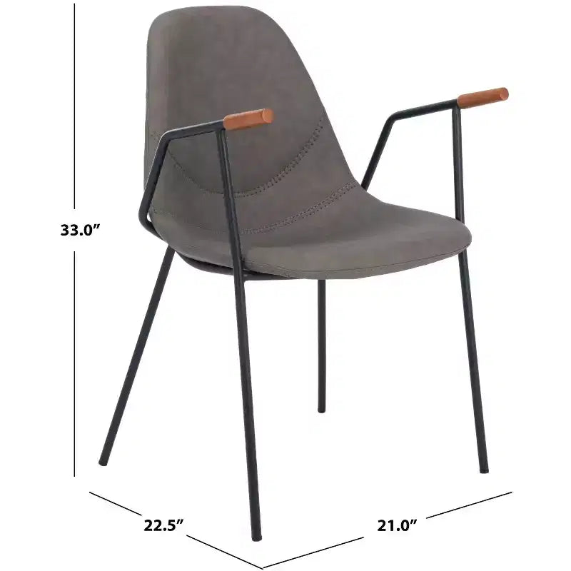 Chaise de salle à manger Tanner Mid-Century (Lot de 2) - DCH3001 - Safavieh
