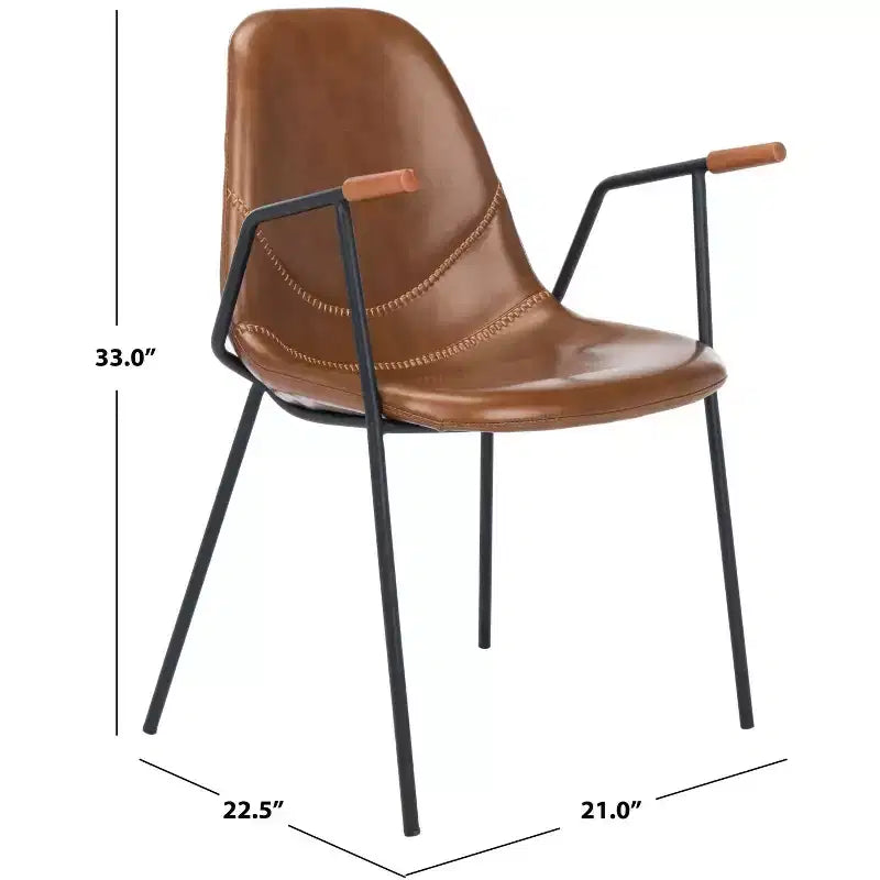 Chaise de salle à manger Tanner Mid-Century (Lot de 2) - DCH3001 - Safavieh