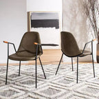 Chaise de salle à manger Tanner Mid-Century (Lot de 2) - DCH3001 - Safavieh