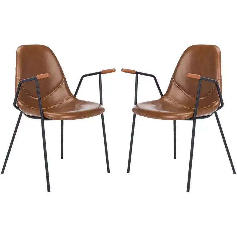 Chaise de salle à manger Tanner Mid-Century (Lot de 2) - DCH3001 - Safavieh