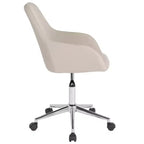 Chaise de bureau mi-hauteur Flash Furniture Cortana pour la maison et le bureau