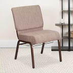Chaise d'église HERCULES Series 53 cm (21'') avec porte-livre Flash Furniture
