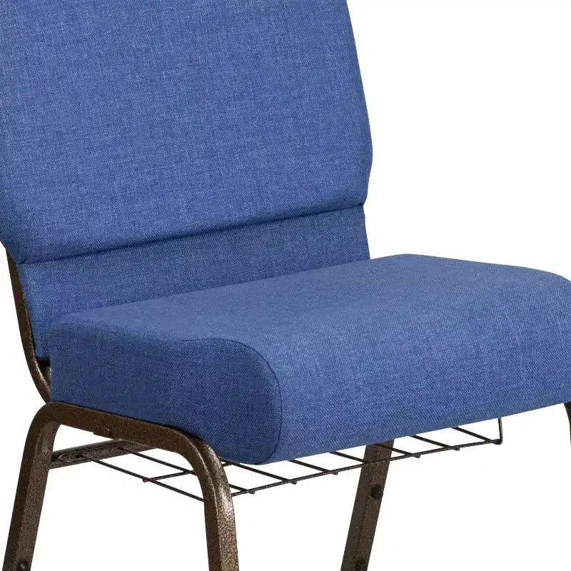 Chaise d'église HERCULES Series 53 cm (21'') avec porte-livre Flash Furniture