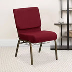Chaise d'église HERCULES Series 53 cm (21'') avec porte-livre Flash Furniture