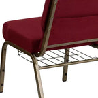 Chaise d'église HERCULES Series 53 cm (21'') avec porte-livre Flash Furniture
