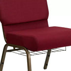 Chaise d'église HERCULES Series 53 cm (21'') avec porte-livre Flash Furniture