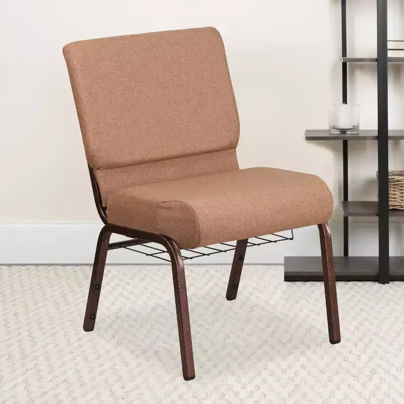 Chaise d'église HERCULES Series 53 cm (21'') avec porte-livre Flash Furniture