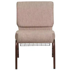 Chaise d'église HERCULES Series 53 cm (21'') avec porte-livre Flash Furniture