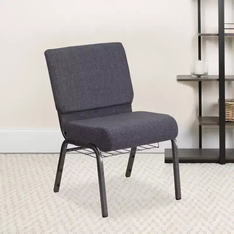 Chaise d'église HERCULES Series 53 cm (21'') avec porte-livre Flash Furniture