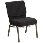 Chaise d'église HERCULES Series 53 cm (21'') avec porte-livre Flash Furniture