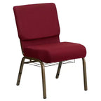 Chaise d'église HERCULES Series 53 cm (21'') avec porte-livre Flash Furniture