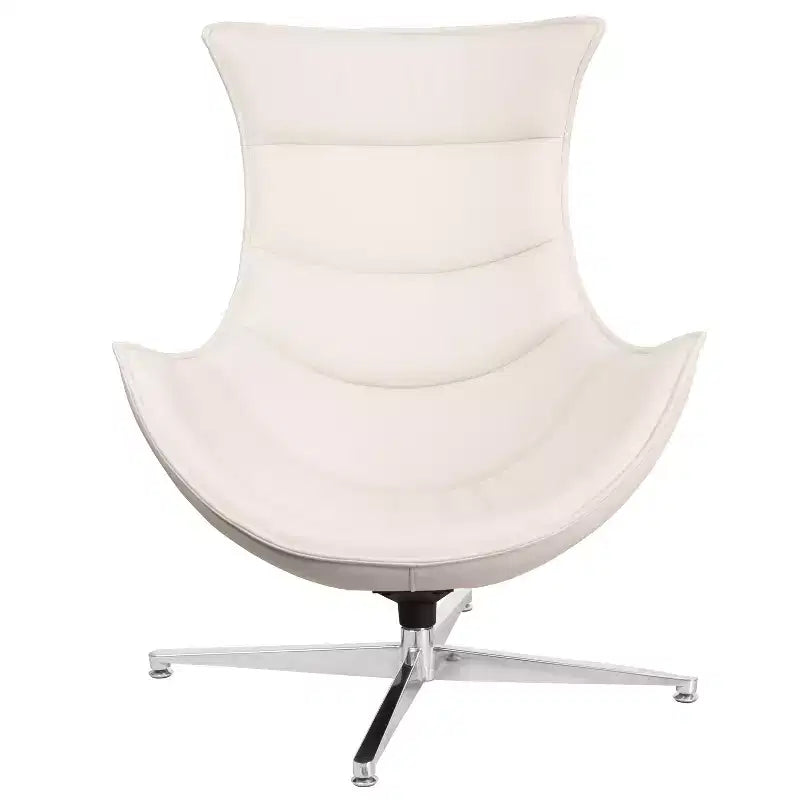 Fauteuil Cocon Pivotant de Bureau à Domicile Flash Furniture - Fauteuil d'Appoint de Salon