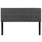 Emma and Oliver Button Tufted Upholstered Headboard