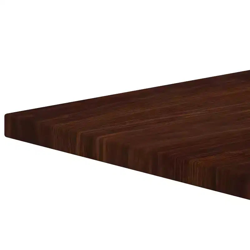 Dessus de table en résine haute brillance Emma et Oliver 36 po carré avec rebord épais de 2 po