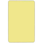 Table d'activités rectangulaire Emma et Oliver 24x48 en stratifié réglable pour la maternelle