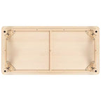 Table d'activités rectangulaire en plastique Emma et Oliver de 23,625"L x 47,25"P, réglable en hauteur