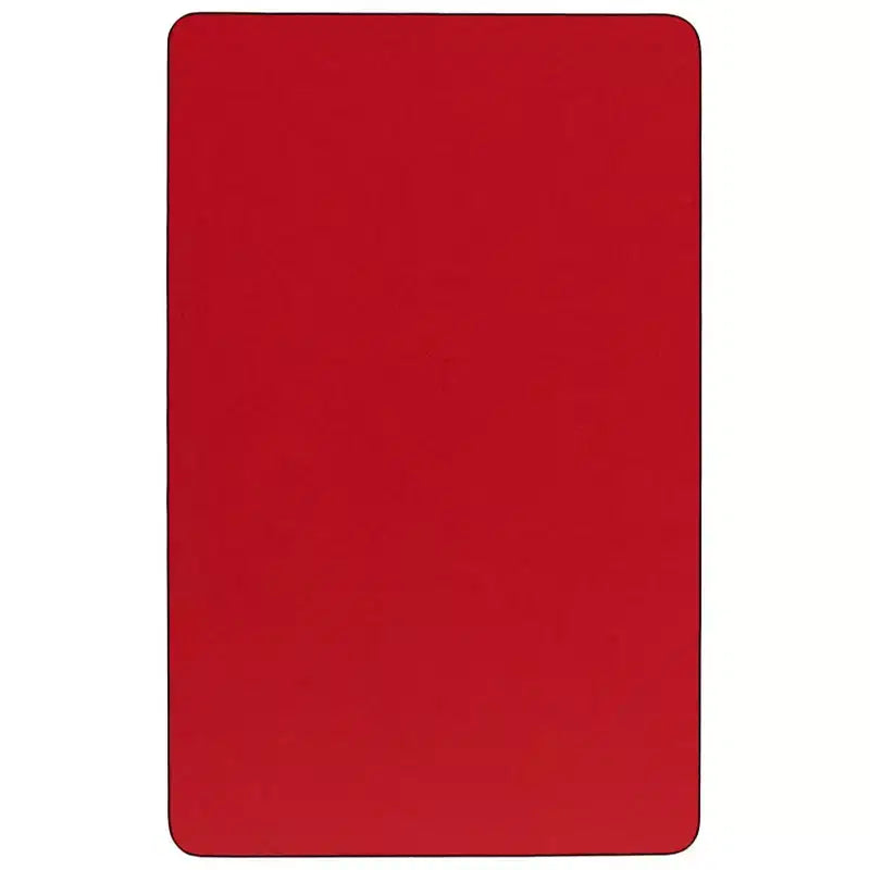 Table d'activités de maternelle rectangulaire Emma et Oliver Mobile 24x60 en stratifié HP
