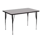 Table d'activités réglable rectangulaire Emma et Oliver 30x48 en stratifié