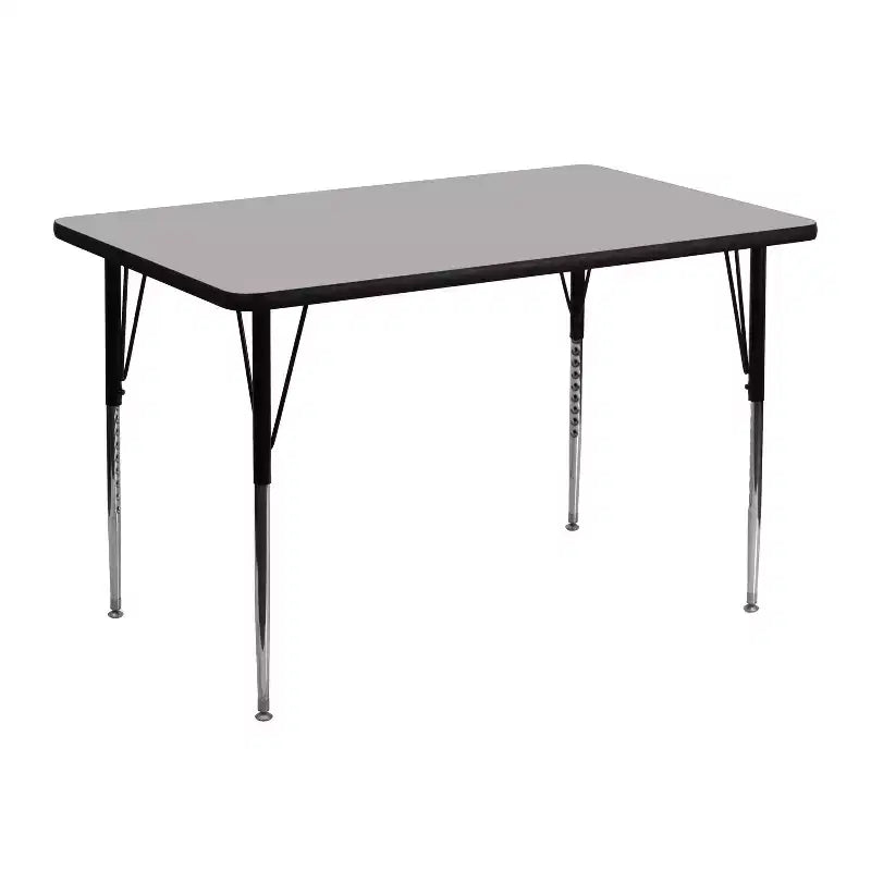Table d'activités réglable rectangulaire Emma et Oliver 30x48 en stratifié
