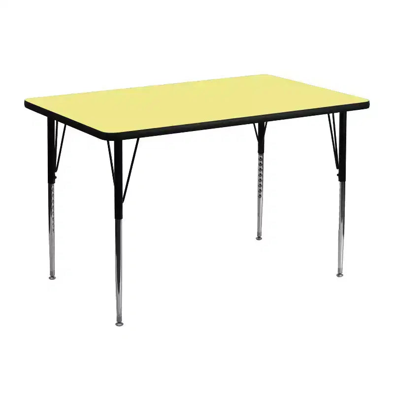 Table d'activités réglable rectangulaire Emma et Oliver 30x48 en stratifié
