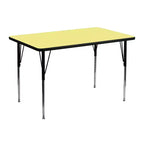 Table d'activités réglable rectangulaire Emma et Oliver 30x48 en stratifié