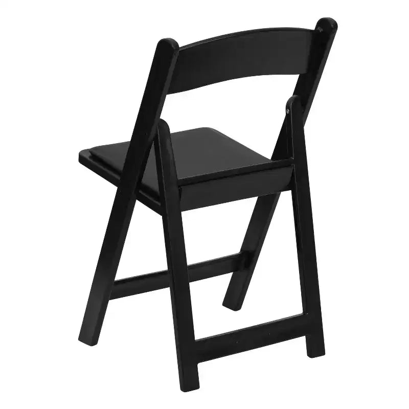 Emma et Oliver Chaise pliante en résine avec assise rembourrée en vinyle, lot de 2, pour mariage ou événement