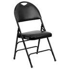 Chaise pliante rembourrée Emma et Oliver, lot de 2, facile à transporter, pour la maison et le bureau, pour fêtes et événements