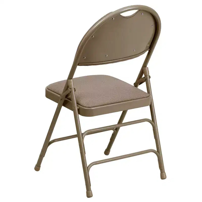 Chaise pliante rembourrée Emma et Oliver, lot de 2, facile à transporter, pour la maison et le bureau, pour fêtes et événements