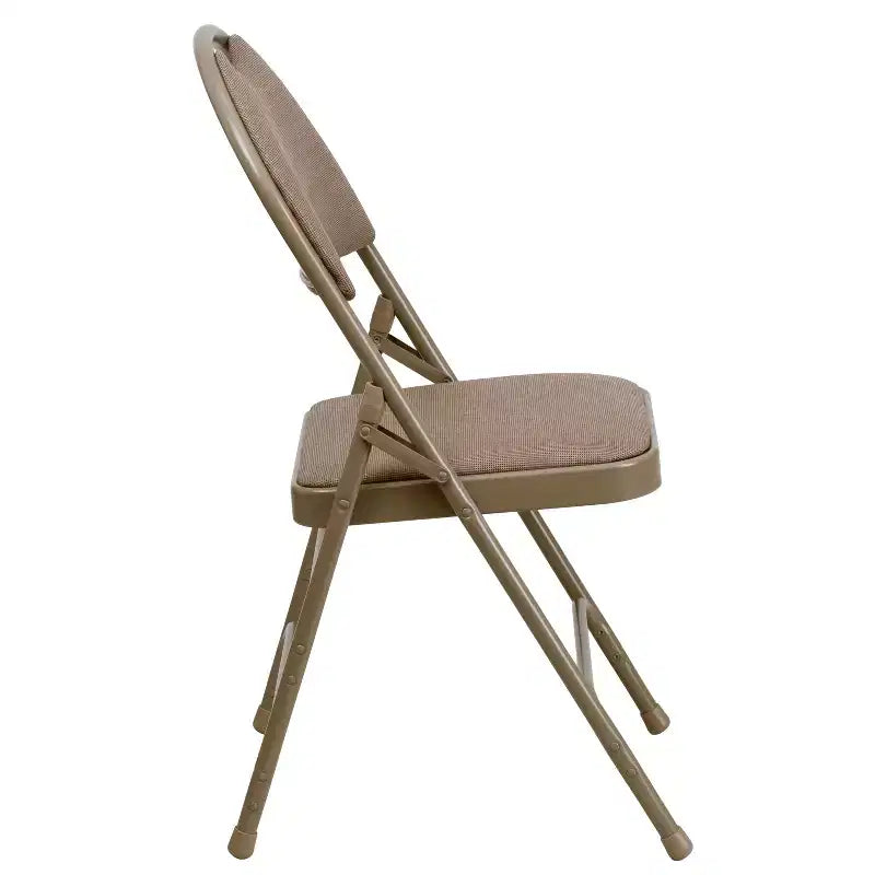 Chaise pliante rembourrée Emma et Oliver, lot de 2, facile à transporter, pour la maison et le bureau, pour fêtes et événements