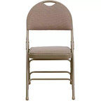 Chaise pliante rembourrée Emma et Oliver, lot de 2, facile à transporter, pour la maison et le bureau, pour fêtes et événements