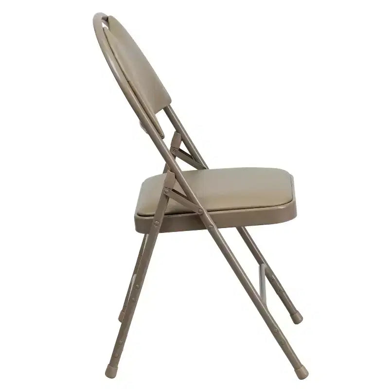 Chaise pliante rembourrée Emma et Oliver, lot de 2, facile à transporter, pour la maison et le bureau, pour fêtes et événements