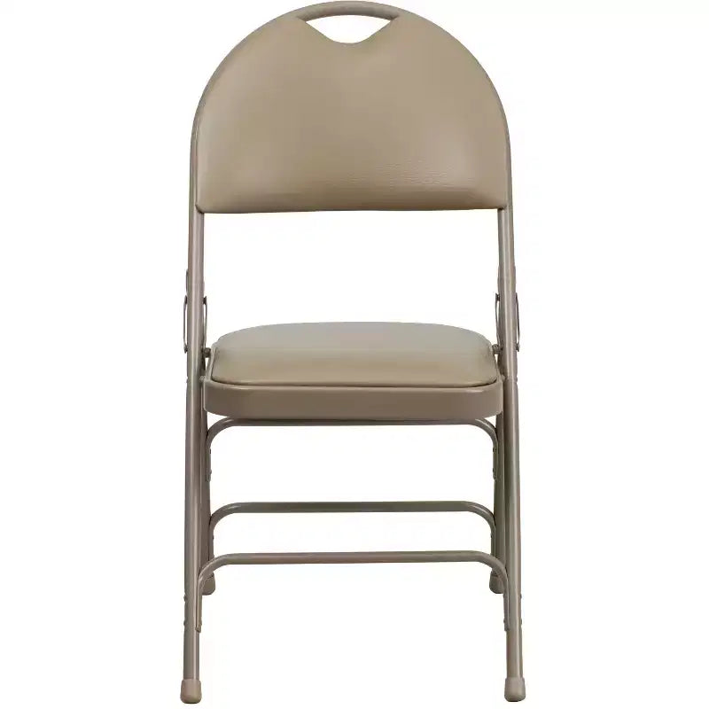 Chaise pliante rembourrée Emma et Oliver, lot de 2, facile à transporter, pour la maison et le bureau, pour fêtes et événements