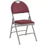 Chaise pliante rembourrée Emma et Oliver, lot de 2, facile à transporter, pour la maison et le bureau, pour fêtes et événements