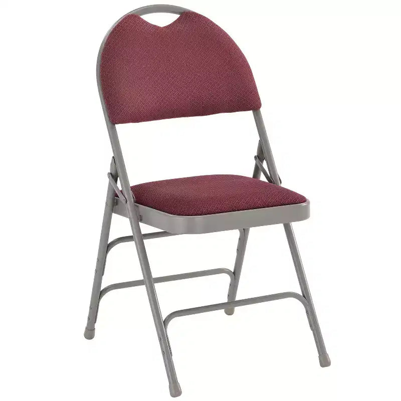 Chaise pliante rembourrée Emma et Oliver, lot de 2, facile à transporter, pour la maison et le bureau, pour fêtes et événements