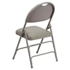 Chaise pliante rembourrée Emma et Oliver, lot de 2, facile à transporter, pour la maison et le bureau, pour fêtes et événements